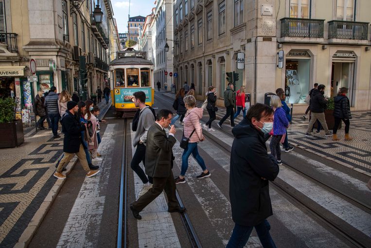 Lissabon heeft zich de afgelopen decennia ontwikkeld tot een populaire expatbestemming. Beeld NurPhoto/Getty Images
