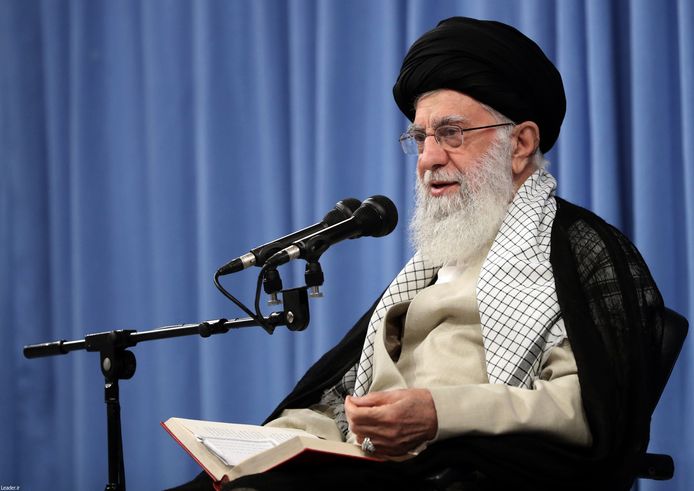 Ayatollah Ali Khamenei, de hoogste leider van Iran.