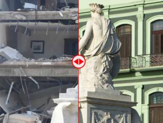 IN BEELD. Foto’s voor en na tonen ravage na dodelijke explosie in luxehotel in Havana