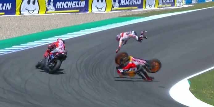 Crash MotoGP Jerez