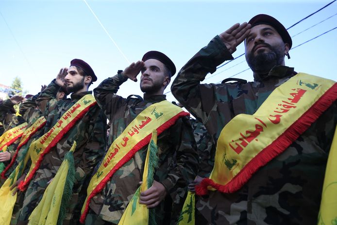 Illustratiebeeld: leden van de Libanese terreurgroep Hezbollah.