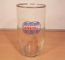 Een Amstel-glas uit de jaren veertig, vijftig met een bijzonder logo.