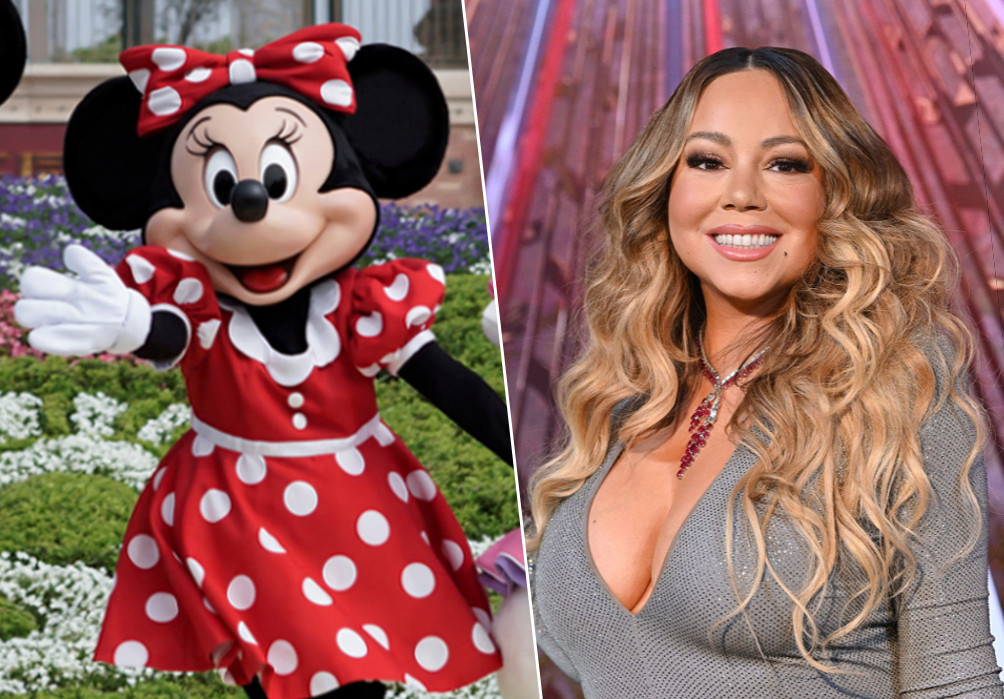 Minnie Mouse en Mariah Carey