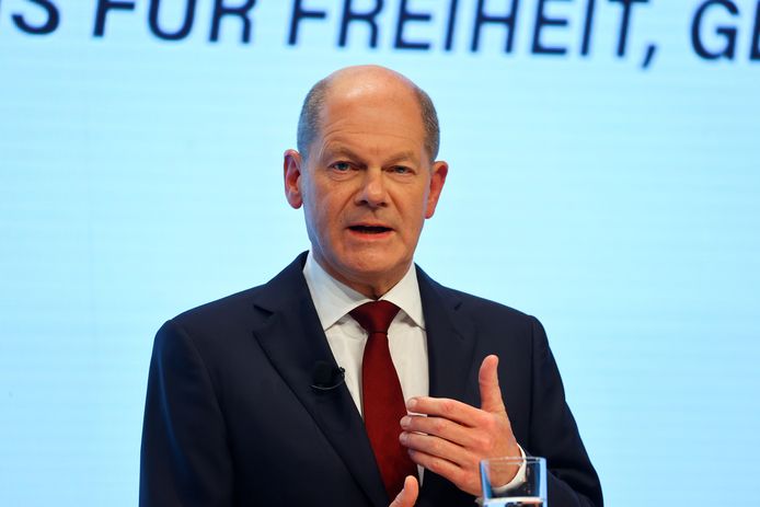 Le futur chancelier allemand Olaf Scholz