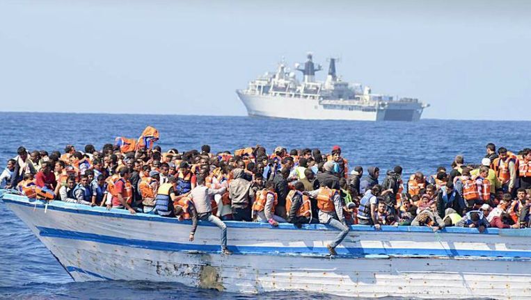 Bootvluchtelingen zijn een miniem stroompje | Trouw