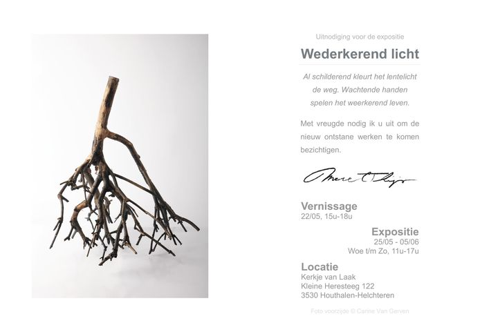 De uitnodiging van de expo