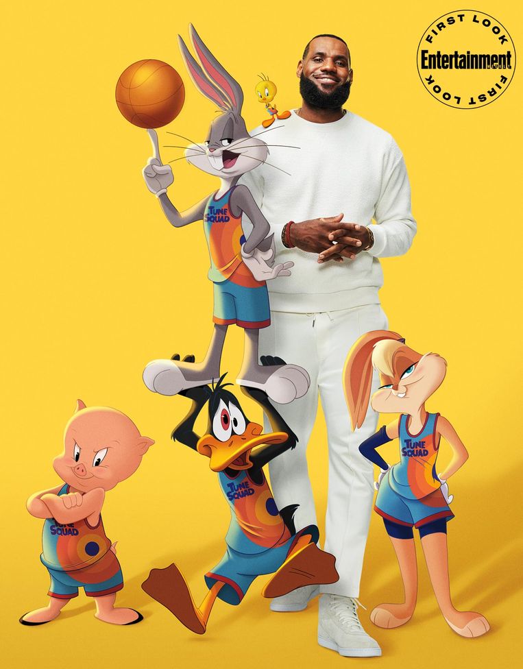 De nieuwe look van Lola Bunny (rechtsonder) Beeld IMDB