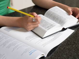 Studenten kunnen blokken in de bib van Brakel