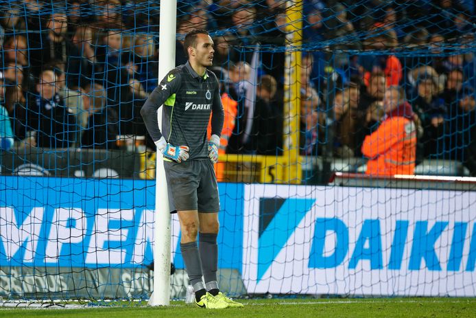 Guillaume Hubert in het shirt van Club Brugge