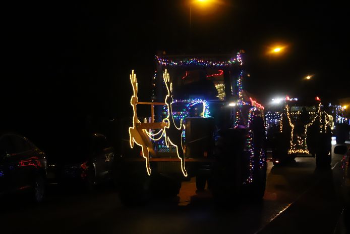 Verlichte tractoren Pajottenland
