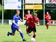 FC Axel (blauwe tenues) redde het zaterdag niet tegen RCS.