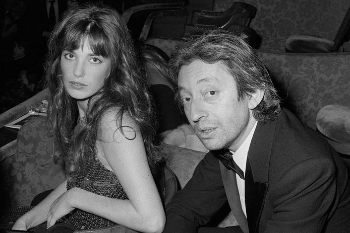 Jane Birkin en Serge Gainsbourg in 1973