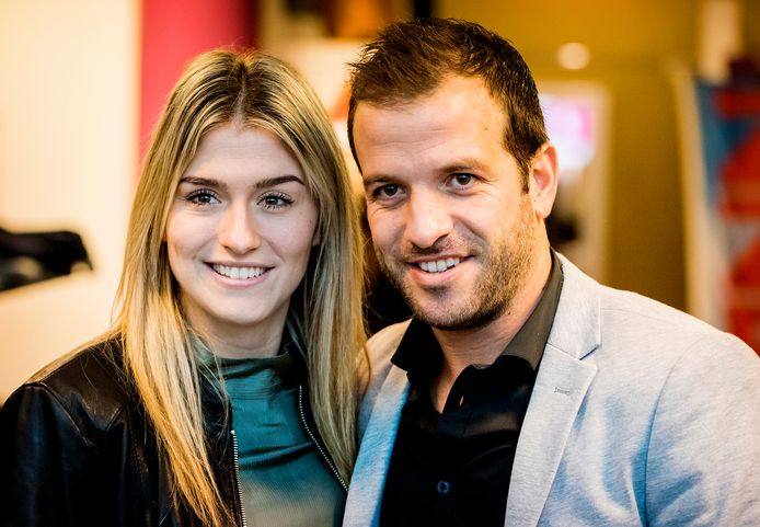 Rafael van der Vaart met zijn vriendin, de Nederlandse handbalster Estevana Polman.