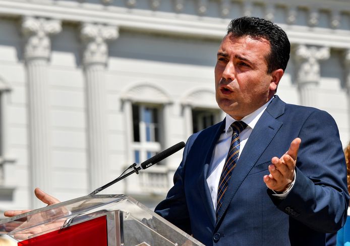 De Macedonische premier Zoran Zaev.