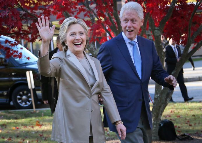 Bill en Hillary Clinton in 2016.