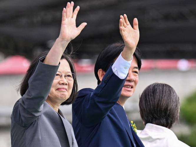 Lai Ching-te ingezworen als nieuwe president van Taiwan