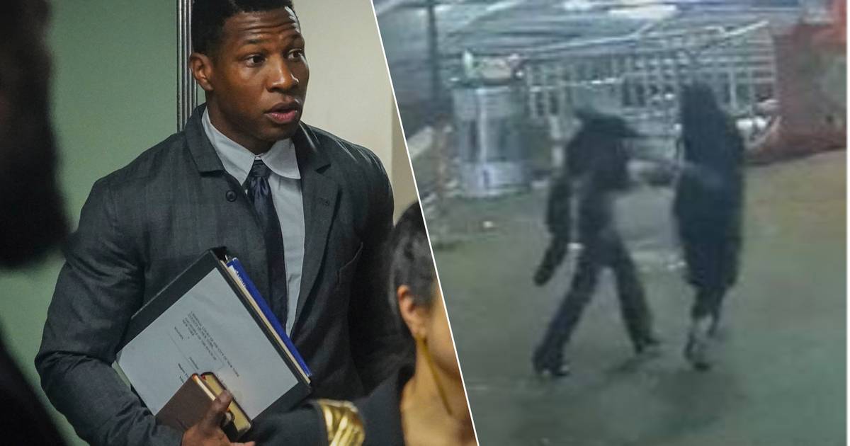 Jonathan Majors accused of assault in backseat of car by ex-girlfriend: Surveillance footage released