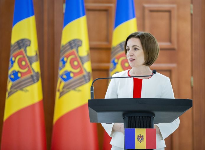 La présidente pro-européenne de la Moldavie, Maia Sandu, met depuis longtemps en garde contre la menace russe.