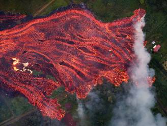 VIDEO: lava vulkaan Kilauea trekt spoor van vernieling op Hawaii