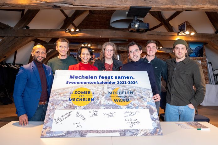 MECHELEN Voorstelling van de vernieuwde evenementenkalender 2023 - 2024 van Mechelen Feest
