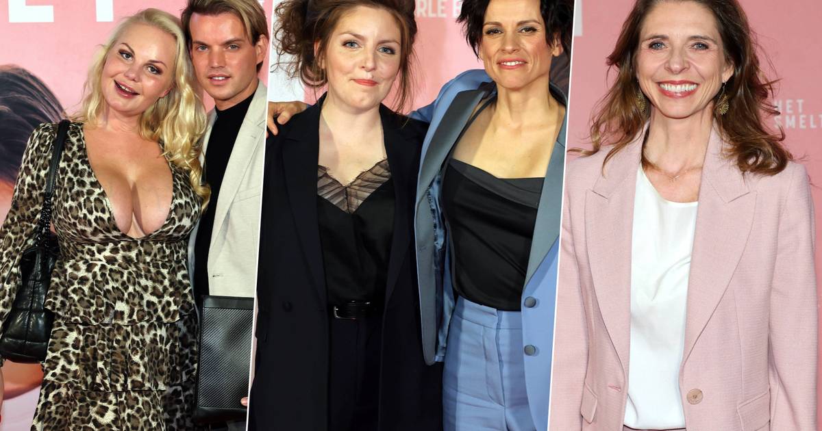 in the picture.  “Veerle Baetens is the reason I started acting”: BVs on the red carpet for the premiere of “Het smelt” |  film