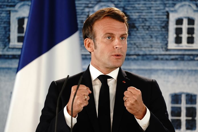 Archiefbeeld. President Emmanuel Macron. (29/06/2020)