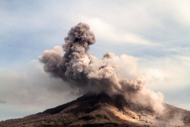 Sinabung, Indonesië. Beeld epa