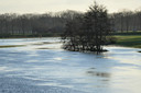 Hoogwater bij de Essche Stroom.