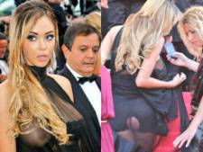 Nabilla fesses à l'air sur le tapis rouge