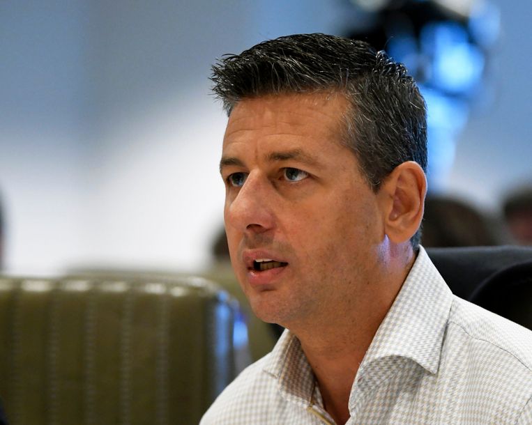 Chris Janssens, fractieleider voor het Vlaams Belang in het Vlaams Parlement.