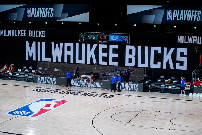 De Milwaukee Bucks weigerden te spelen.