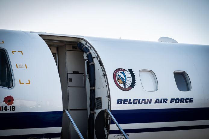 Een Embraer van de Belgische luchtmacht. Foto ter illustratie.