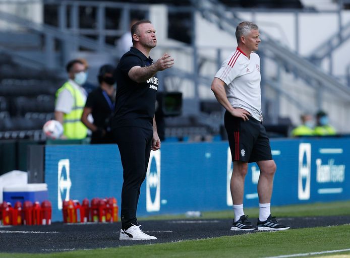 Wayne Rooney en Ole Gunnar Solskjaer.