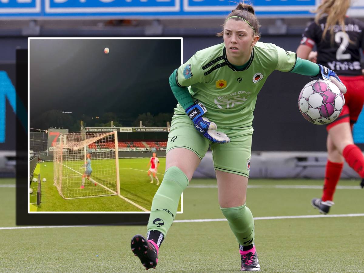 Ze wordt internationaal voor lul gezet”, trainer reageert nadat keeper de  wereld rondgaat door krankzinnige tegengoal | Voetbal | hln.be