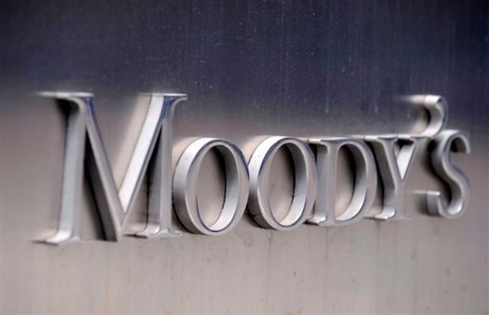 Het logo van Moody's.