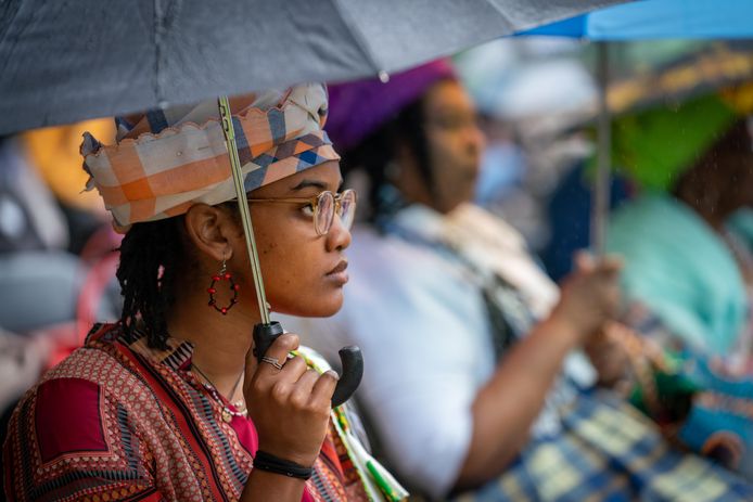 Keti Koti herdenking in Arnhem.