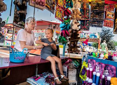 Kermis Wamel zucht onder de hitte