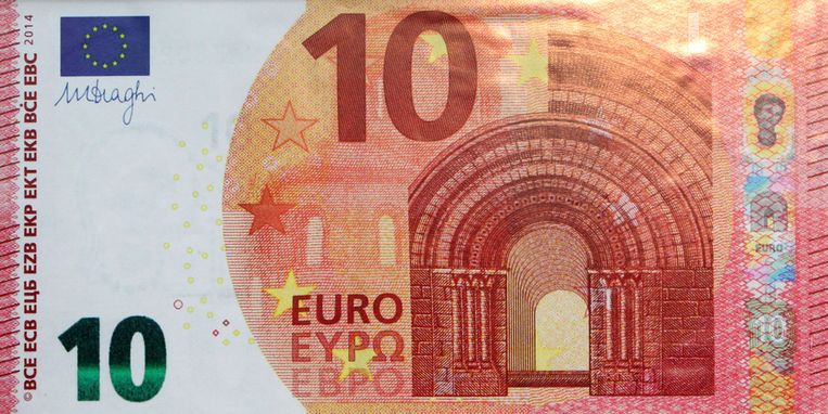 Wantrouwen amusement Openlijk Nieuwe biljet van 10 euro voorgesteld in Frankfurt | De Morgen