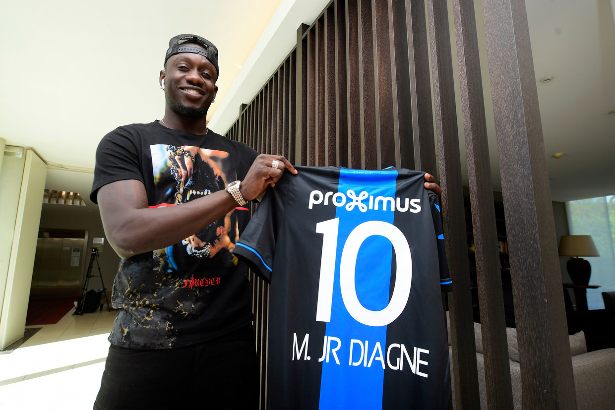 Club Brugge snoepte Mbaye Diagne weg voor de neus van RSCA. Beeld Photo News