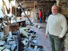Restaurant De Wolfshoek lijkt oorlogsgebied na Eunice: ‘Alsof er een vliegtuig binnen is gevlogen’