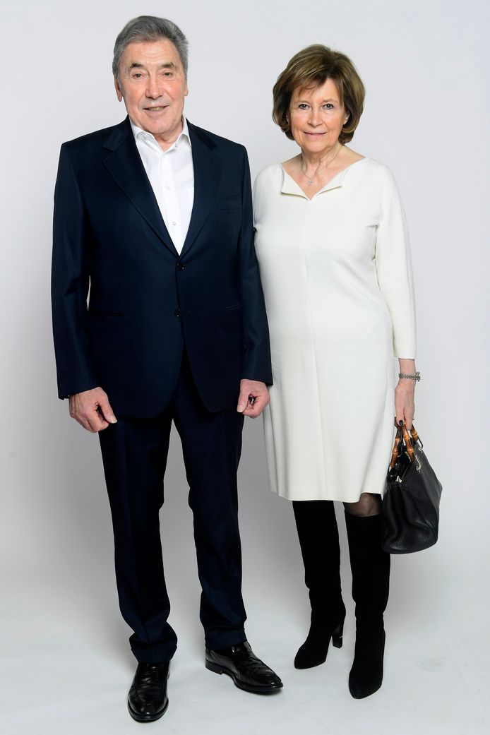 Eddy Merckx en partner Claudine Acou