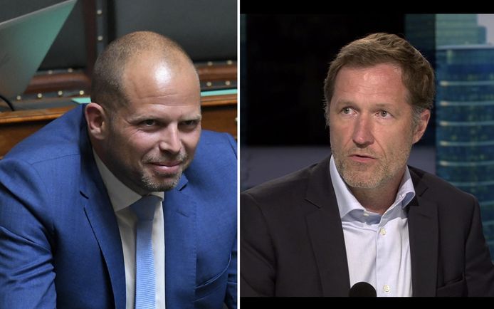 Theo Francken (N-VA) en Paul Magnette (PS).