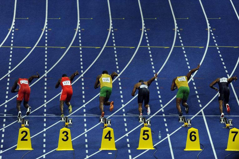 Sneller dan Usain Bolt heeft geen mens ooit gelopen | De Volkskrant