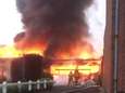 Brandweerman gewond bij magazijnbrand in Zwevegem