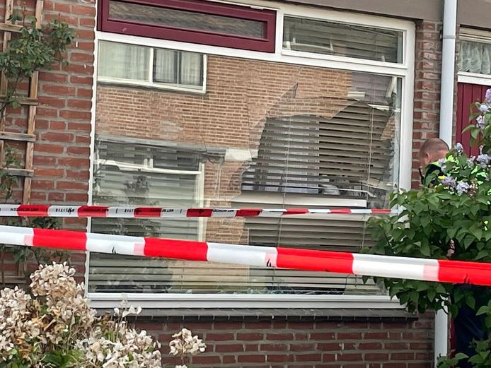 De vermoedelijke dader gooide een ruit in om de woning binnen te komen.