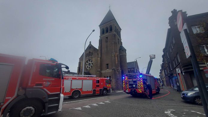 De brandweer kwam snel ter plaatse.