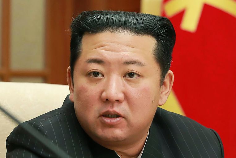 De Noord-Koreaanse leider Kim Jong-un. Beeld AP