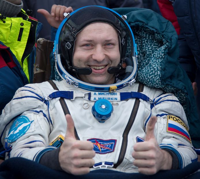De Russische kosmonaut Alexander Misoerkin.