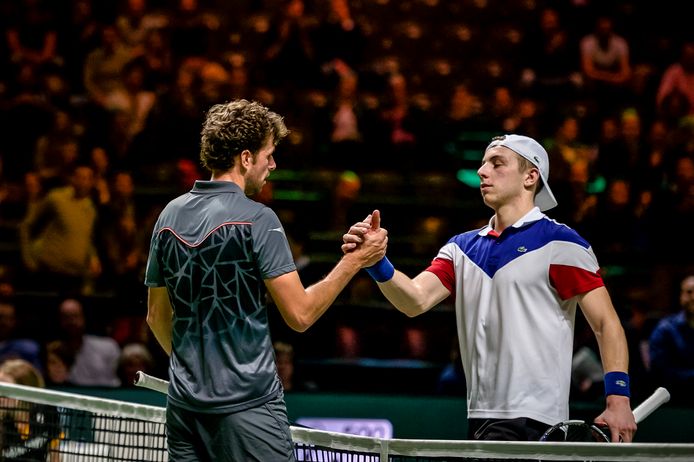 Robin Haase (l) en Tallon Griekspoor