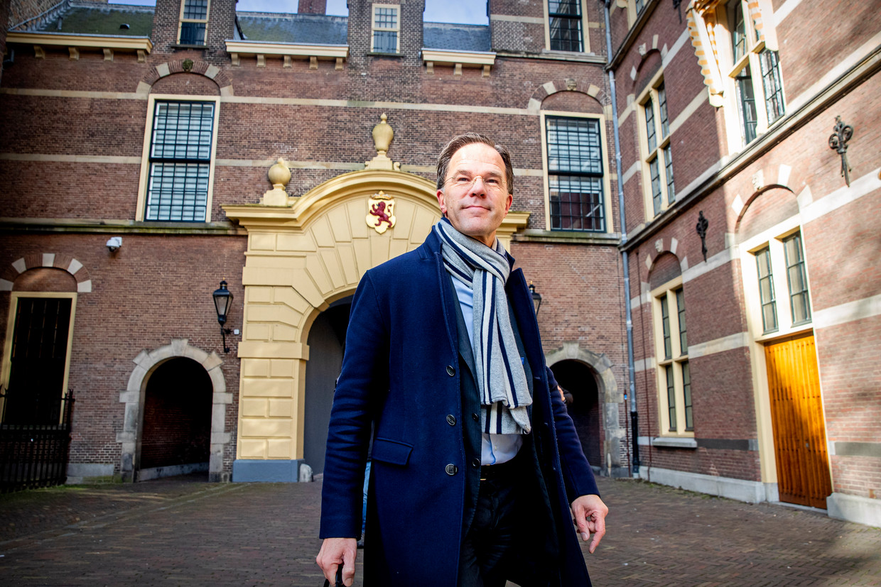 Mark Rutte geldt voor veel kiezers plots als de 'ideale premier'. Beeld Getty Images